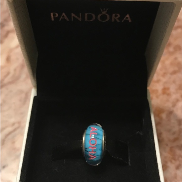 Pandora Exclusive Hawaii Aloha Maui Murano Charm - Picture 2 of 5